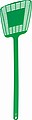 Fly swatter made of plastic
