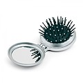 Foldable brush/mirror, silver
