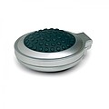 Foldable brush/mirror, silver