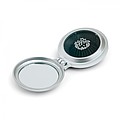Foldable brush/mirror, silver