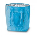 Foldable cooler shopping bag, baby blue
