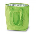 Foldable cooler shopping bag, lime