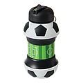 Foldable drinking bottle 550 ml, black|white