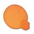 Foldable frisbee in pouch, orange