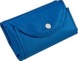 Foldable non-woven shopping bag, blue