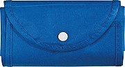 Foldable non-woven shopping bag, blue