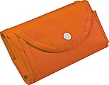 Foldable non-woven shopping bag, orange