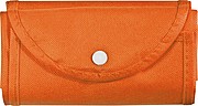Foldable non-woven shopping bag, orange