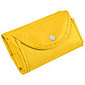 Foldable non-woven shopping bag, yellow