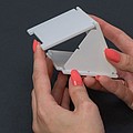 Foldable pen holder