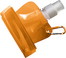 Foldable plastic water bottle Orange