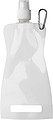 Foldable plastic water bottle Pale green