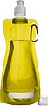 Foldable plastic water bottle Yellow