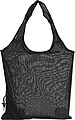 Foldable shopping bag, black