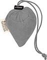 Foldable shopping bag, grey
