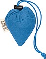 Foldable shopping bag, light blue