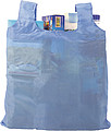 Foldable shopping bag Pale blue