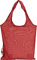 Foldable shopping bag, red