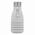 Foldable silicone bottle, grey