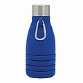 Foldable silicone bottle, royal blue