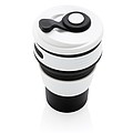 Foldable silicone cup,black