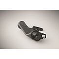 Foldable silicone sports bottle, stone grey
