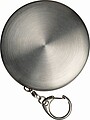Foldable stainless steel drinking cup