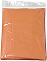 Foldable translucent poncho Orange