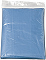 Foldable translucent poncho Pale blue