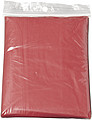 Foldable translucent poncho Red