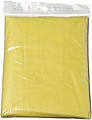 Foldable translucent poncho Yellow