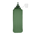 Foldable water bottle 500ml, green