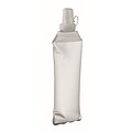 Foldable water bottle 500ml, transparent white