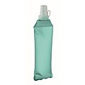 Foldable water bottle 500ml, turquoise