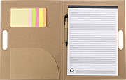 Folder with natural card cover,Black