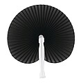 Folding fan, black