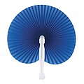 Folding fan, dark blue