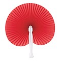 Folding fan, red
