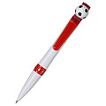 Football ballpen, blue ink. Red