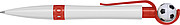 Football ballpen, blue ink. Red