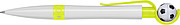 Football ballpen, blue ink. Yellow