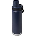 Fortis 700 ml RCS recycled stainless steel copper vacuum insulated water bottle (carbonated safe), navy