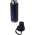 Fortis 700 ml RCS recycled stainless steel copper vacuum insulated water bottle (carbonated safe), navy