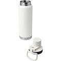 Fortis 700 ml RCS recycled stainless steel copper vacuum insulated water bottle (carbonated safe), white