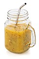 Four stainless steel straws