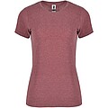 Fox short sleeve womens t-shirt, heather garnet