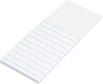 Fridge magnet with sticky notes, white