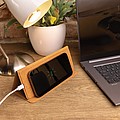 FSC® 10W wireless charging cork mousepad and stand