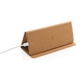 FSC® 10W wireless charging cork mousepad and stand
