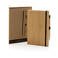 FSC® bamboo notebook and infinity pencil set